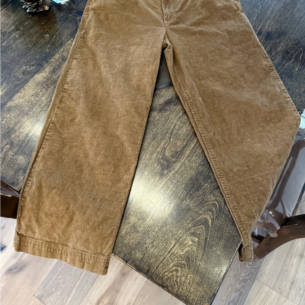 Toad&Co Brown Cropped Corduroy Pants